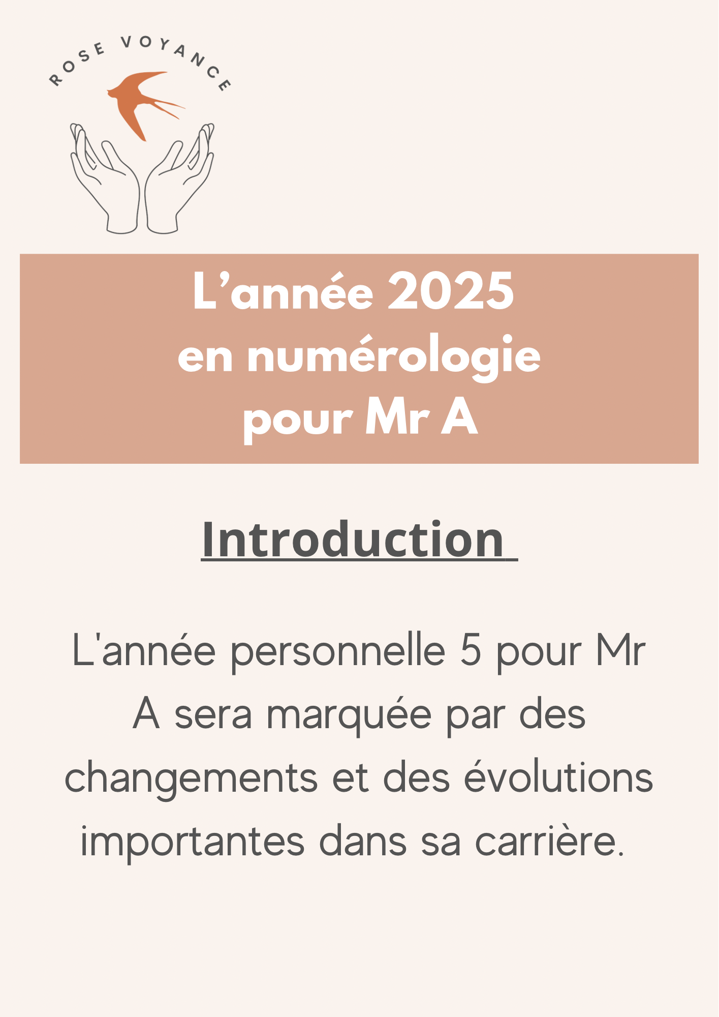 Analyse Numérologique de votre année 2025