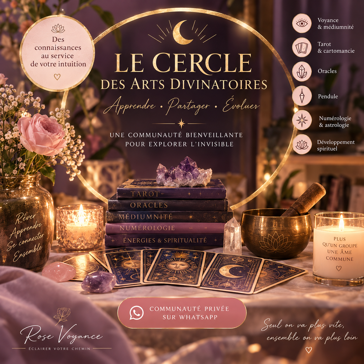 Le Cercle des Arts Divinatoires - adhésion mensuelle